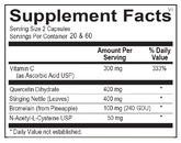 Natural D-Hist 120 Count